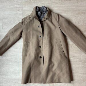 Mango - Driving Coat (Tan, Removable Vest)